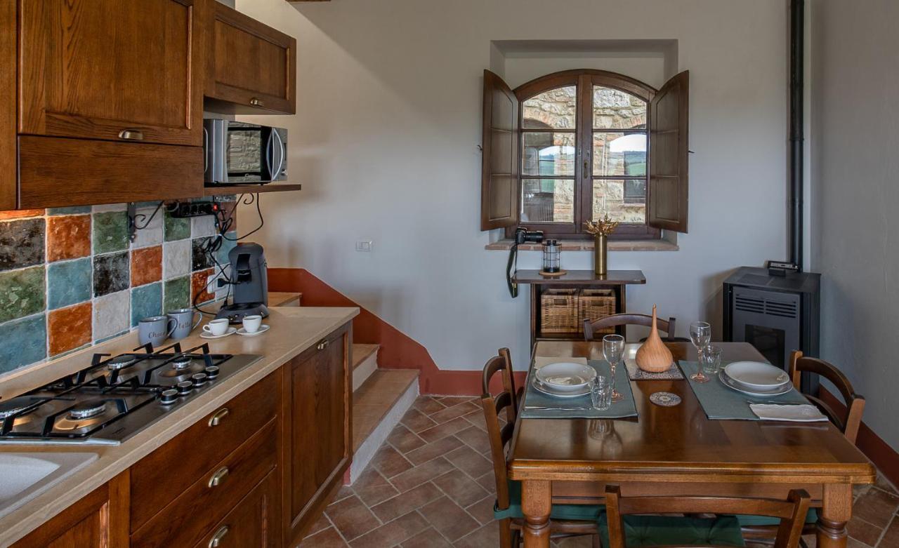 Podere Fossaccio Casa Pino Asciano Dış mekan fotoğraf