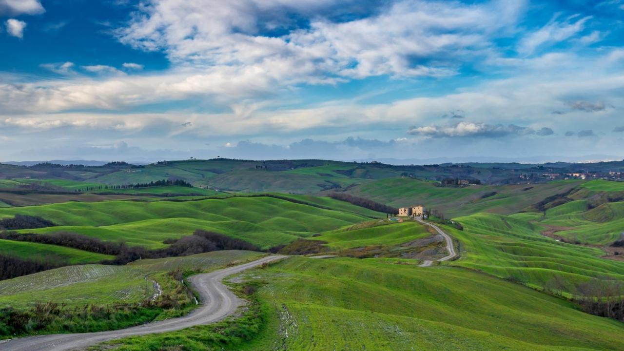 Podere Fossaccio Casa Pino Asciano Dış mekan fotoğraf
