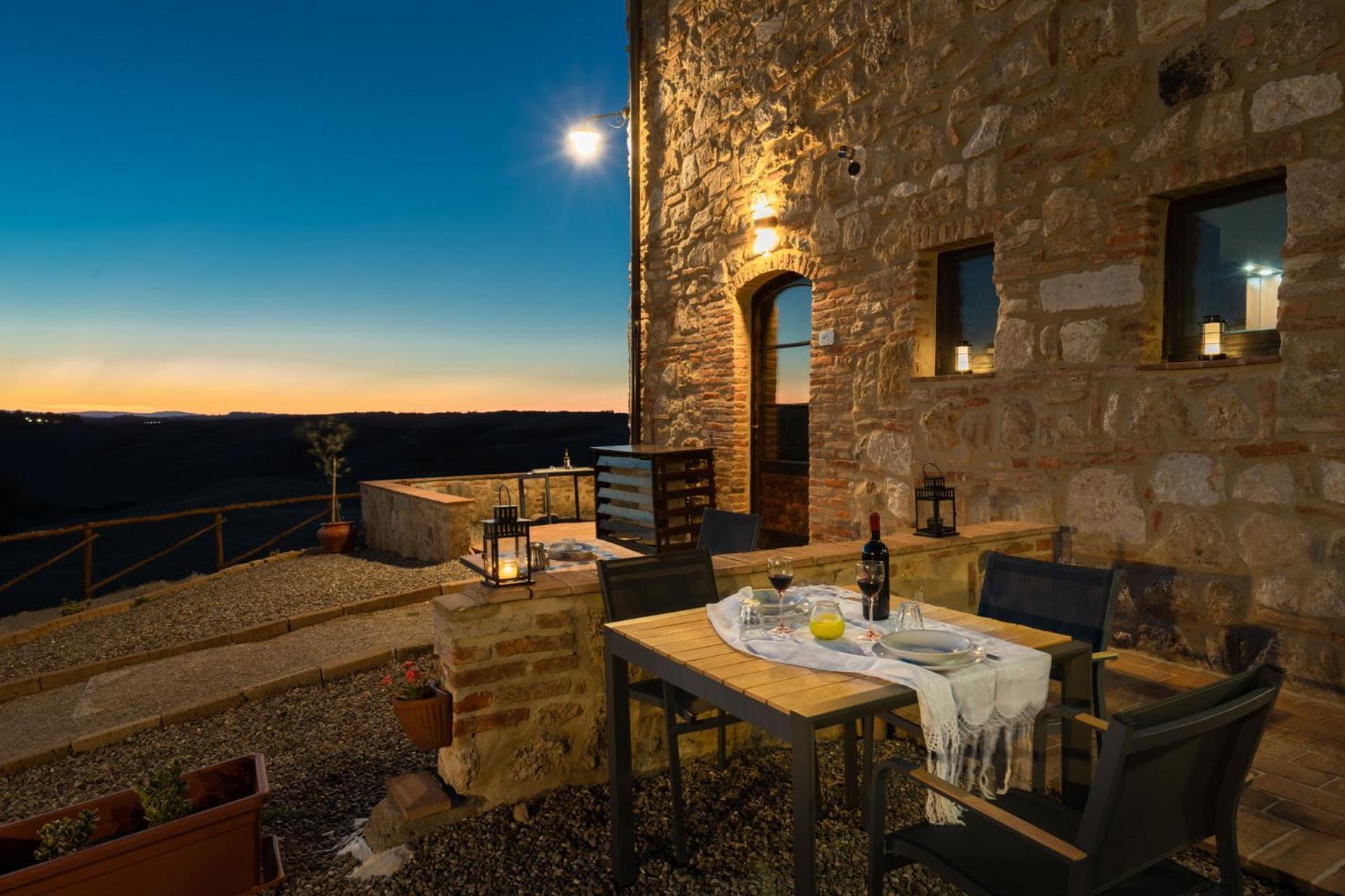 Podere Fossaccio Casa Pino Asciano Dış mekan fotoğraf