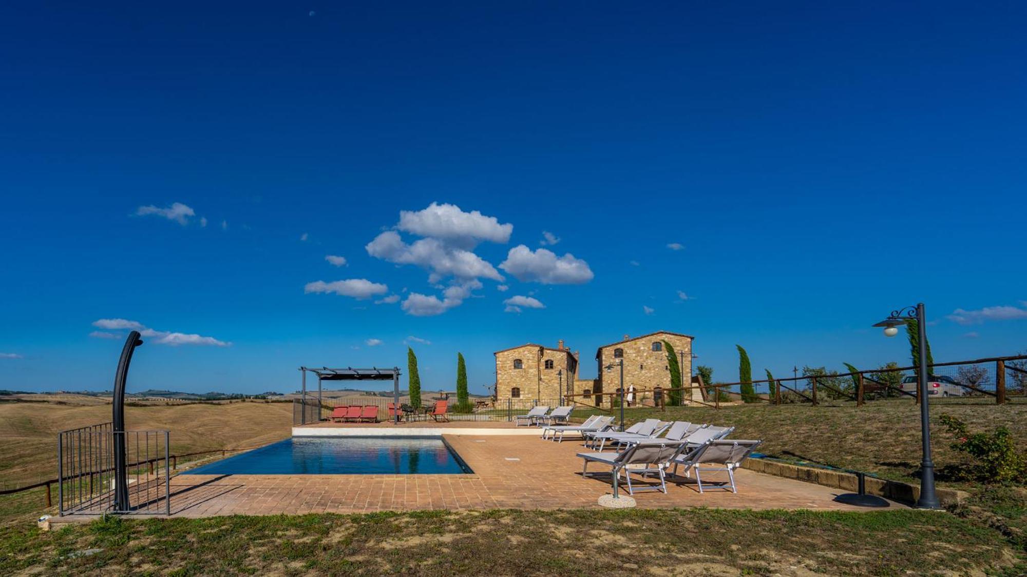 Podere Fossaccio Casa Pino Asciano Dış mekan fotoğraf